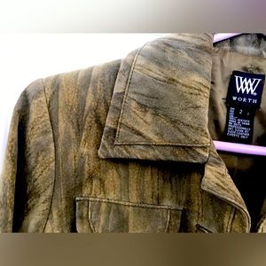 WORTH Leather jacket size 2 New no tags